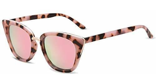 Sojos Cat Eye Designer Gafas De Sol Moda Uv400 Hpg1x
