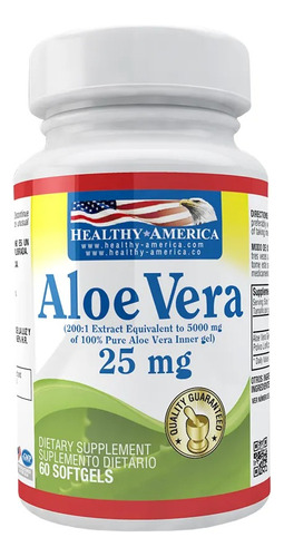 Aloe Vera 25 Mg X 60 Sotfgels - U - Unidad a $32775