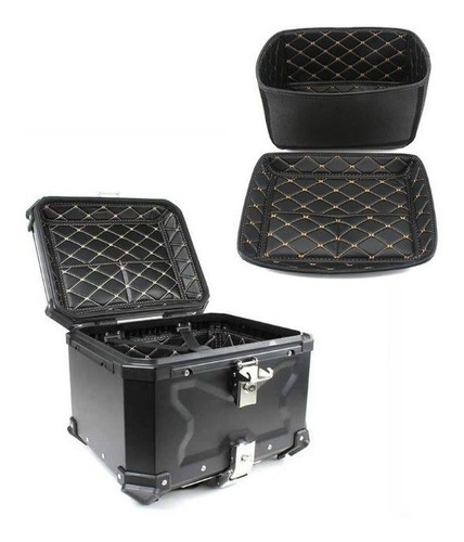 Imagen 8 de 8 de Maleta Top Case Aluminio Moto 45 L, Black X-series, Nuevo!