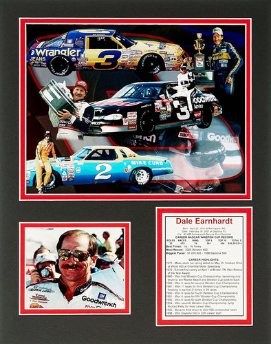 Dale Earnhardt Sr 11 X 14 Collage Fotográfico Sin Mar...