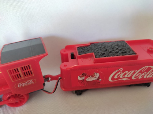 Imagen 3 de 4 de Tren Locomotora Con Carbonera Coca Cola 02