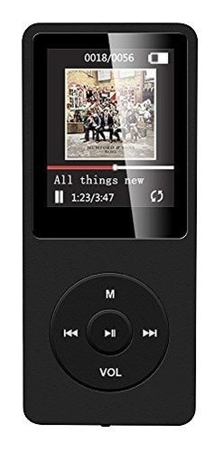 Agptek A02 8gb Y 70 Horas De Reproduccion Mp3 Reproductor De