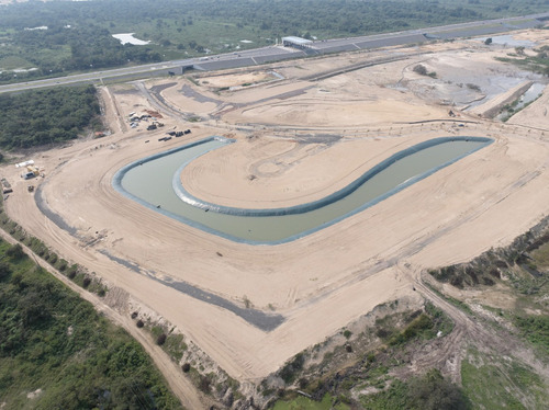 Lona Geomembrana 46x12 0,65mm Núcleo Trançado Tanque Lago