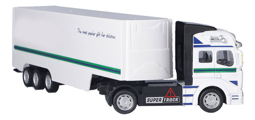 Modelo De Aleación De Contenedor Retráctil Semi Truck Toy 1: