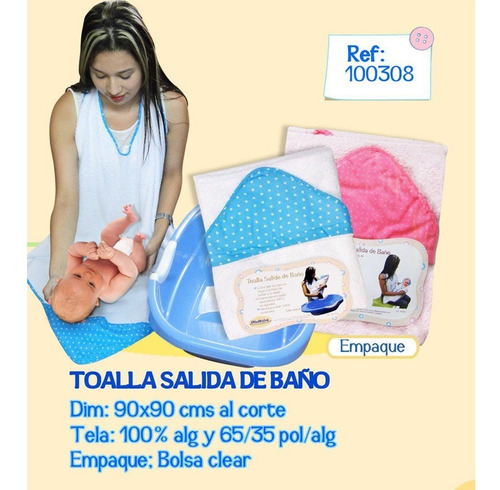 Toalla Para Bebe Niño Salida De Baño Mamas 