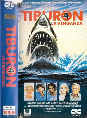 Tiburon 4 La Venganza Vhs Jaws 4 Terror 1987