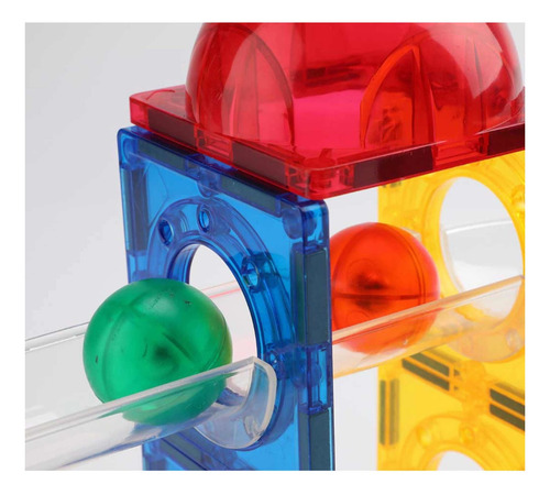 Set de construcción magnético Braintoys Imanix Tobogán 134 piezas en caja