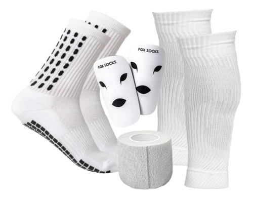 Medias Antideslizantes 3/4 Panto Venda Canilleras Fox Socks®