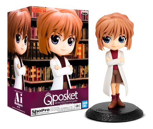 Action Figure Ai Haibara Detetive Conan Qposket Original Nf