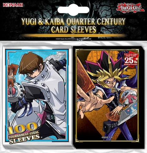 Yugioh Yugi & Kaiba Quarter Century Card Sleeves