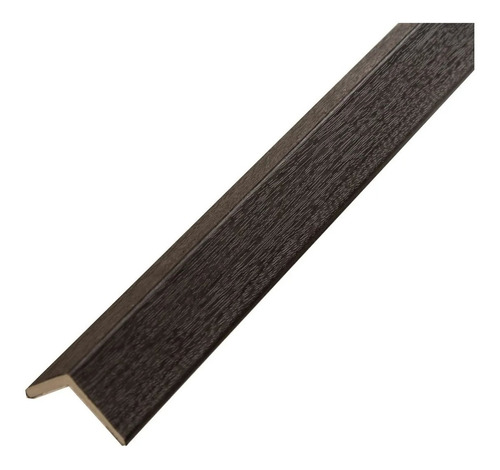 Esquinero Para Lambrin Interior Tipo Madera 90° Gris 10pz