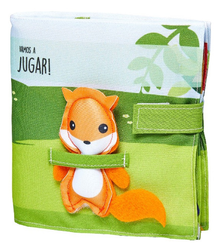 Imagen 1 de 6 de Libro Sensorial Didáctico De Tela A Jugar Para Niños