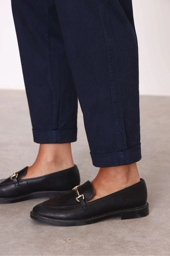 Pantalon Sastrero Mujer Con Cinturon Trenzado Alma Yagmour