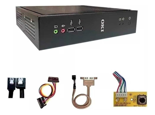 Gabinete P Mini Pc Itx Oki Metal Com Fonte