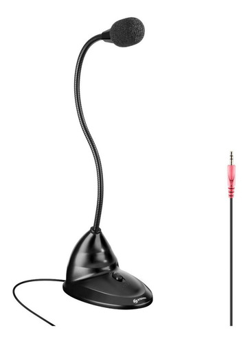 Microfono Para Pc Cuello De Ganso Mic-525 Steren Flexible