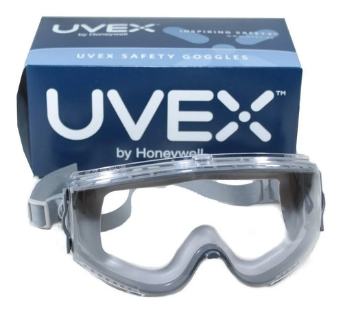 Gafa Goggle De Seguridad Stealth Claro S3960hs Uvex (5pzas)