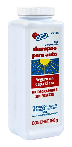 Shampoo Para Auto En Polvo 680gr. Concentrado Lavadero
