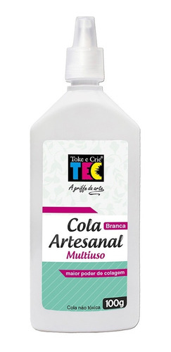 Imagem 1 de 1 de Cola Artesanal Multiuso Branca Toke E Crie 100grs