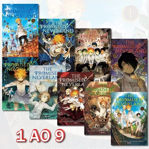 The Promised Neverland - COMPLETO e LACRADO - Pacote com 20 volumes!