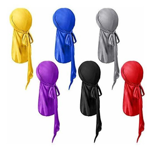 Gorras Satinior Durag De Seda Satinada Para Niños Con Correa