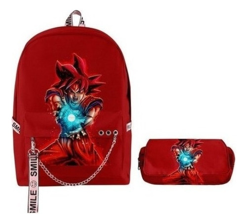 Mochila Goku De Anime Dragon Ball Temporada Escolar Para Adu