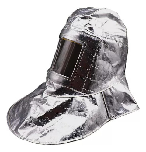 Casco De Traje Resistente , Capucha De Papel De Aluminio .