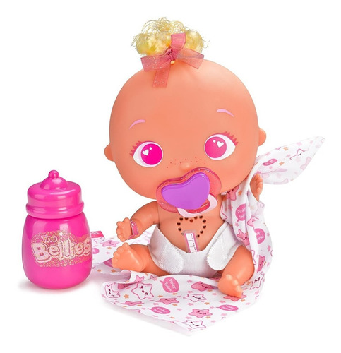 Imagen 2 de 2 de Bellies Bebe Interactivo Muñeco Pinky-twink Original Famosa