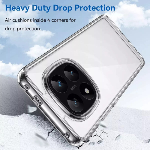 Funda Reforzada Acrilico Transparente Compatible Con Poco X7 Transparente Poco X7