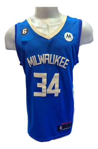 Camiseta Basquet Nba Milwaukee Bucks #34