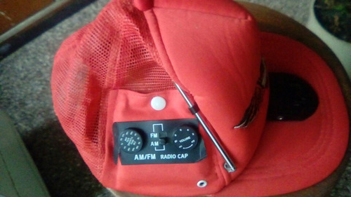 Antigua Radio Am /fm Gorra Visera Uso O Colección