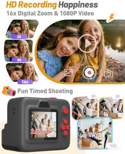 Impressão Instantânea Da Câmera Infantil Yehtta, Presentes