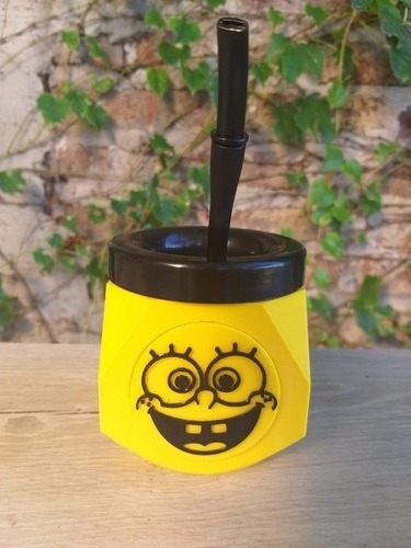 Bob Esponja Mate + Bombilla Ideal Regalo