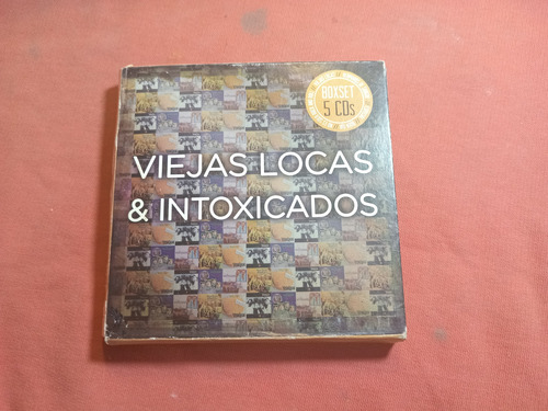 Viejas Locas & Intoxicados / Box Albumes Set 5 Cds / Arg B8 Estándar