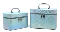 Comprar Set X2 Cofre Organizador Caja Trendy Bijou Joyas Acessorios Color Celeste
