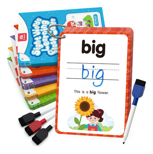 Tarjetas Didacticas  Coogam Sight Words Tarjetas Flash De Ap