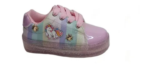 Tenis Unicornio Ni a Luces Led Impacto 12 21