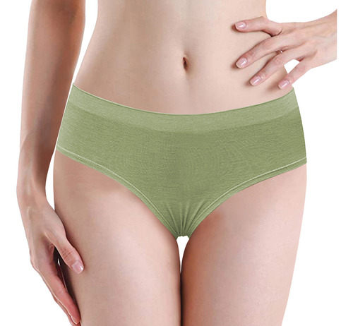 Calzones Bikini Hipster Algodón Mujer 6 Piezas