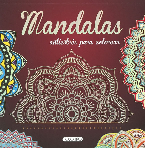 Mandalas Antiestres Para Colorear - Rojo -
