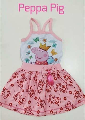 Vestido Infantil Menina Personagens Show Da Luna Galinha