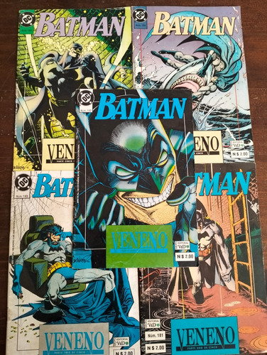 Batman Veneno Serie Completa 5 Ejemplares Dc Comics