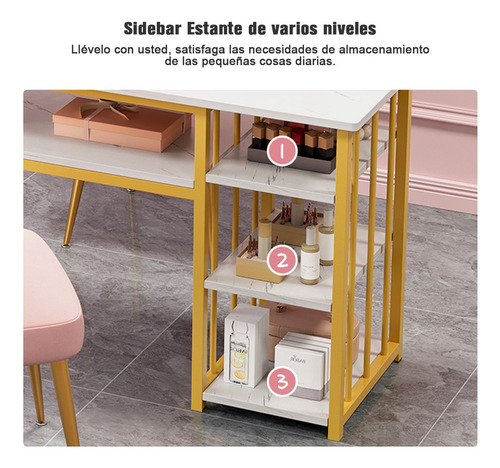 Mesa Para Manicure Mesa Para Uñas Sencilla 140 Cm Blanco