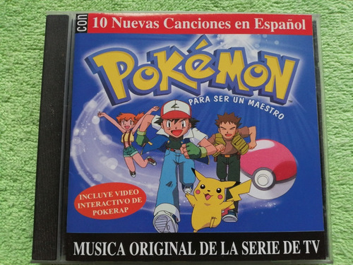 Eam Cd Pokemon Para Ser Un Maestro 1999 En Español + Video 