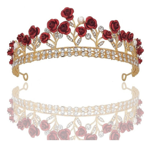 Coronas De Princesa Para Nias Dama Mujeres Tiaras De Fl [u]