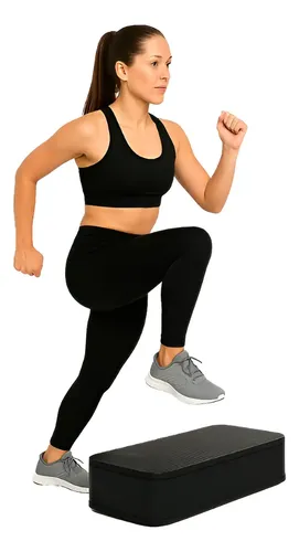 TecTake Step Aerobica Altezza Regolabile | Pedana Antiscivolo 200kg | Fitness E Allenamento Cardio