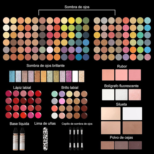 Set De Maquillaje Completo Para Adolescentes 120 Colores