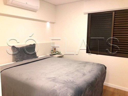 Imagem 14 de 15 de Flat No Jd. Paulista, Fora Do Pool, Andar Alto, 02 Dorms, Proximo Ao Pq Trianon - Sf27373