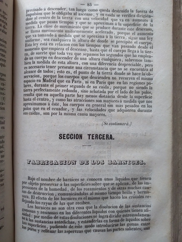 Libro Antiguo De Ciencias 1850 La Antorcha Por Luciano Martí (Usado)