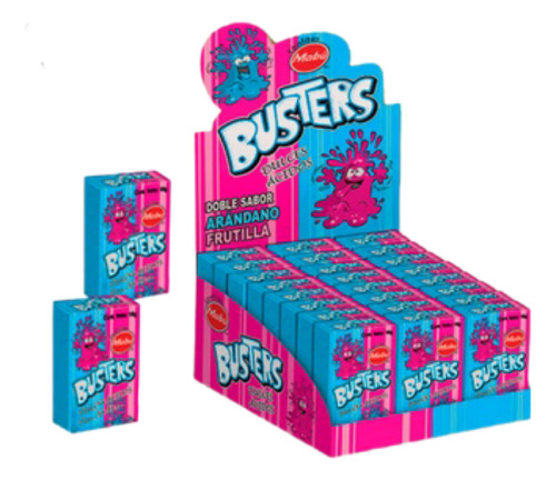 Busters Dulce Tictac Display 24 Arándano/frutilla Dulce