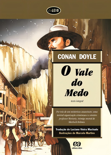 O Vale do Medo, de Doyle, Arthur an. Editorial Somos Sistema de Ensino, capa mole em português, 2000