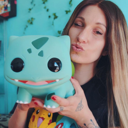 Pokémon Bulbasaur 25 Cm Funko Pop! 454 Super Sized Pop
